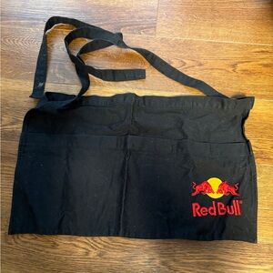 Red Bull Black Waist Apron with Embroidered Logo